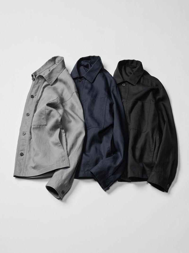 Рубашка-жакет из 100% премиального льна