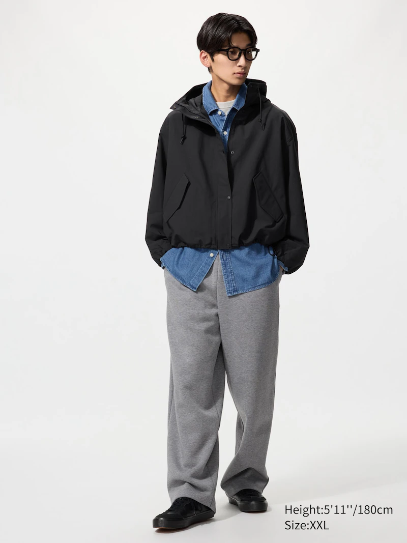 Хлопковый короткий парк полупальто