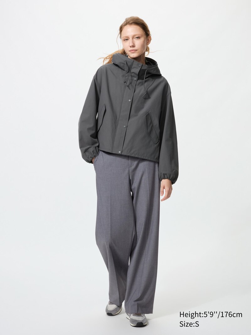 Хлопковый короткий парк полупальто