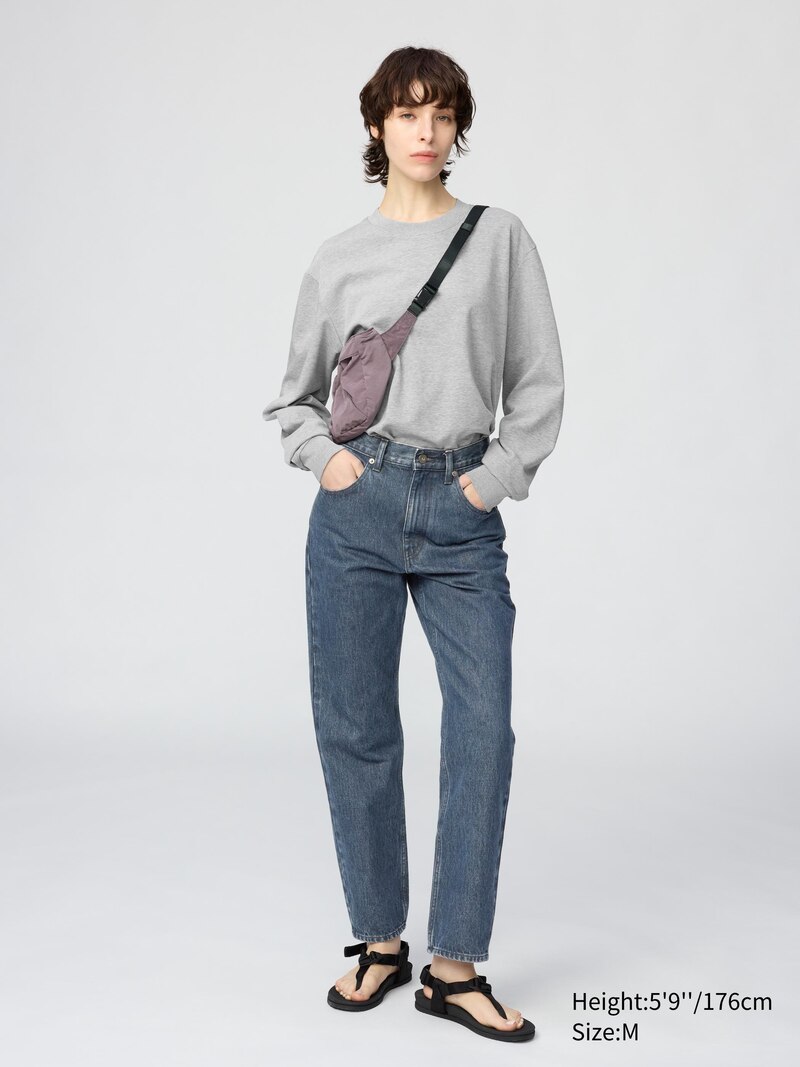 Лонгслив с полосками airism cotton