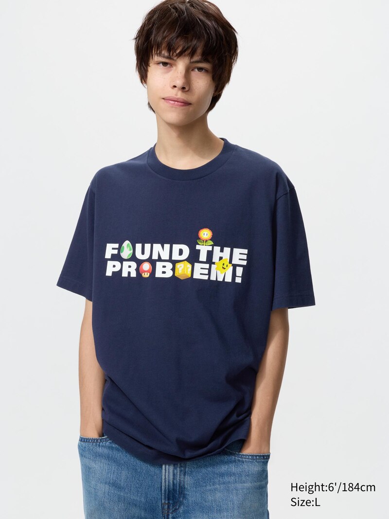 Футболка с графическим принтом the super mario galaxy movie ut