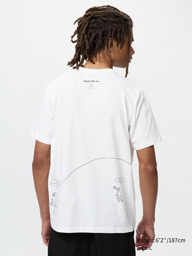 Футболка peace for all (хидеки курияма)