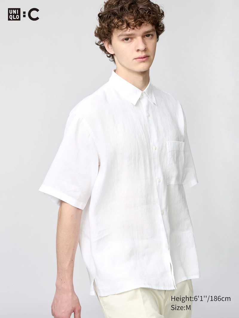 Рубашка oversize из 100% премиального льна