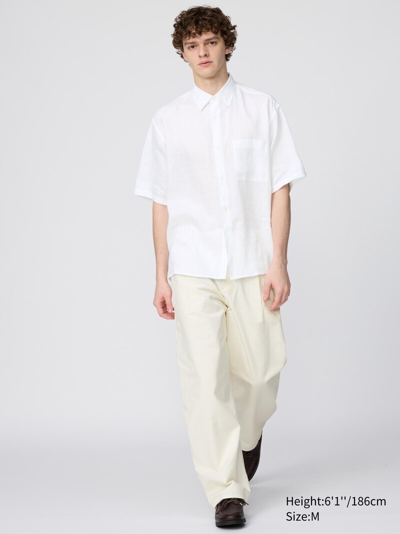 Рубашка oversize из 100% премиального льна