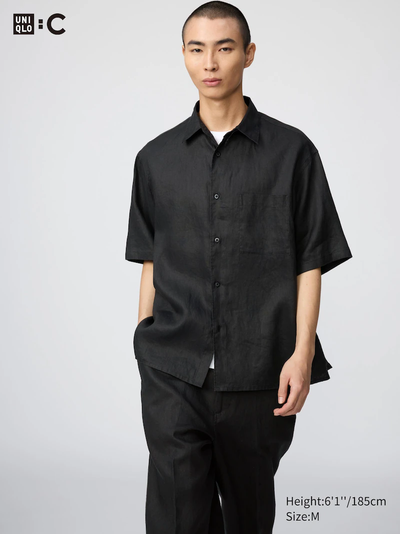 Рубашка oversize из 100% премиального льна