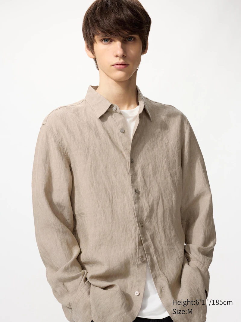 Рубашка из 100% премиального льна