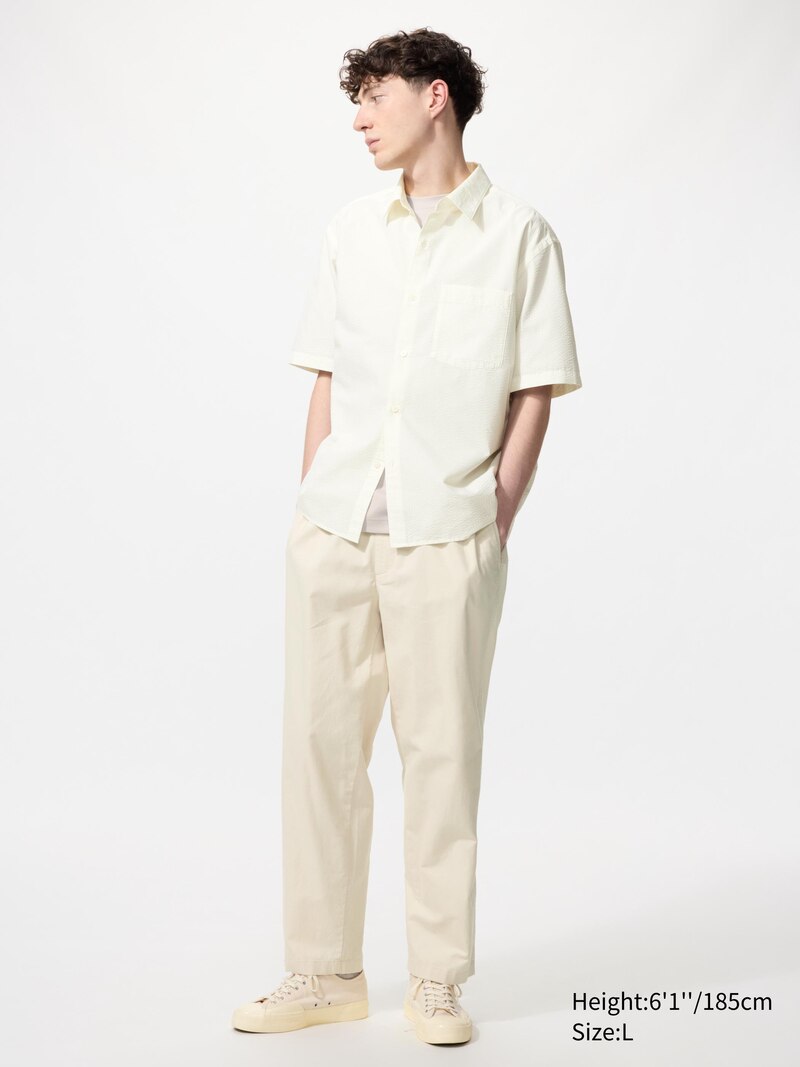 Рубашка из сирсакера (короткий рукав)