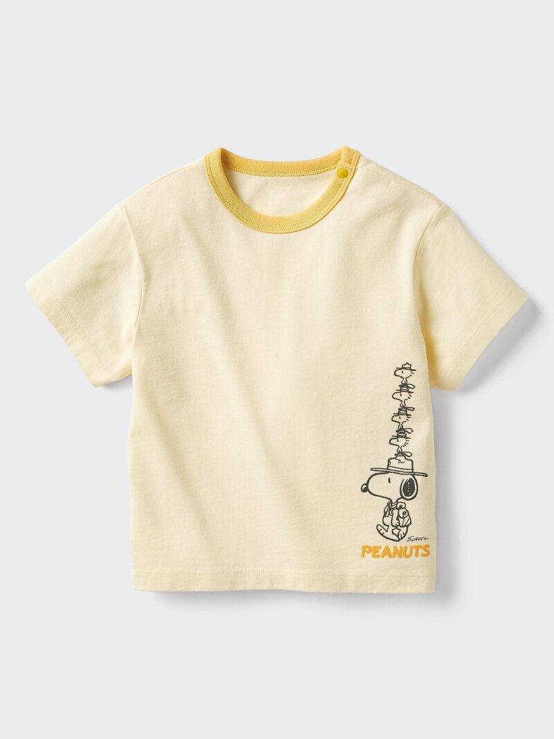 Футболка с графическим принтом peanuts airism cotton ut