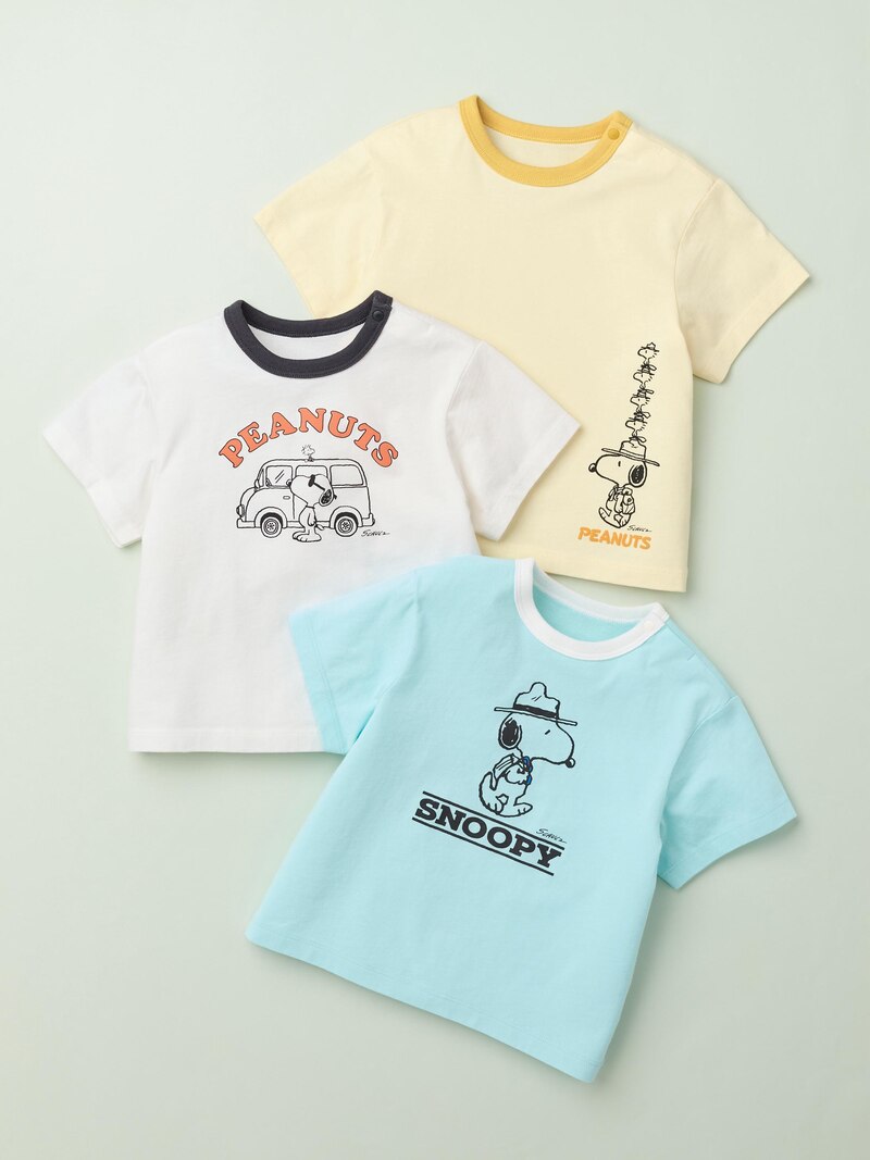 Футболка с графическим принтом peanuts airism cotton ut