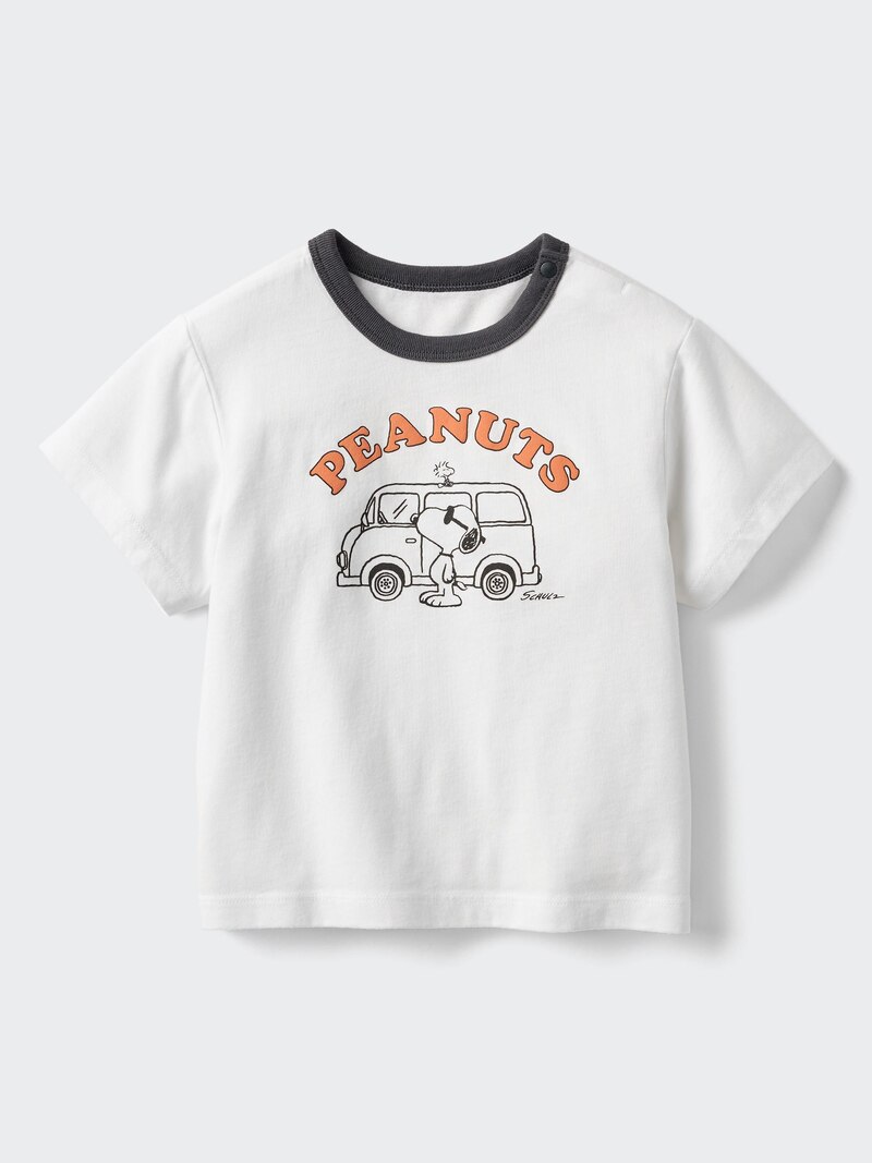 Футболка с графическим принтом peanuts airism cotton ut