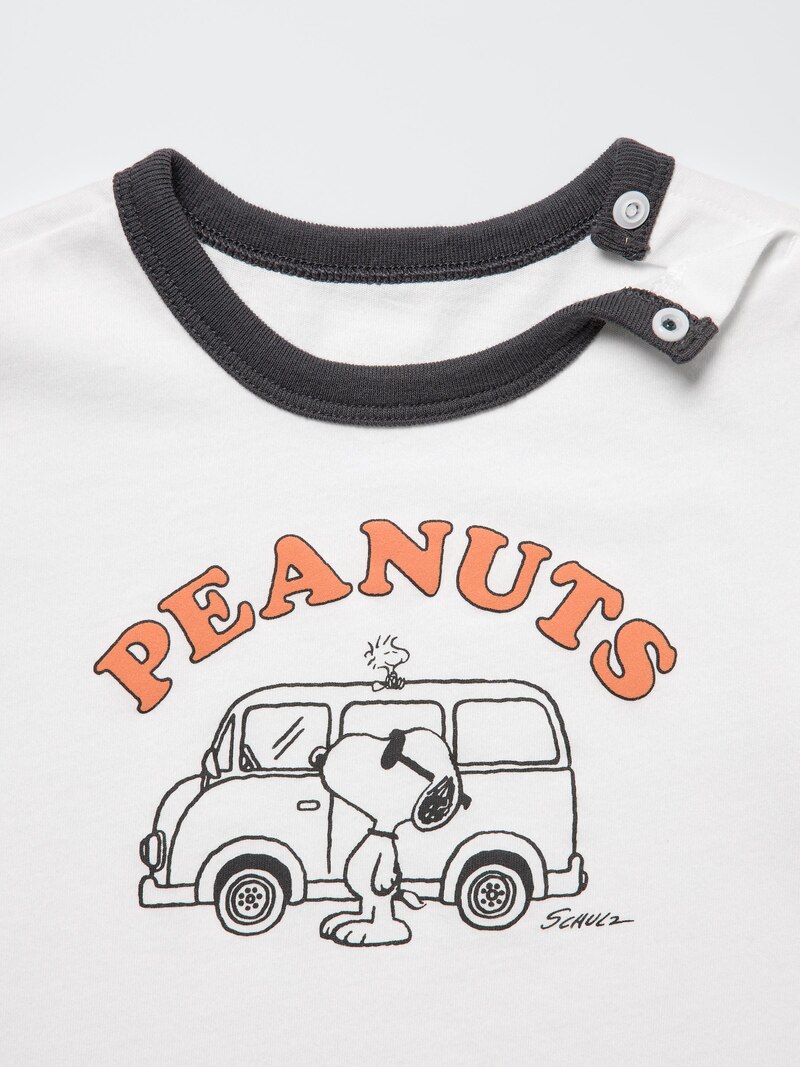 Футболка с графическим принтом peanuts airism cotton ut