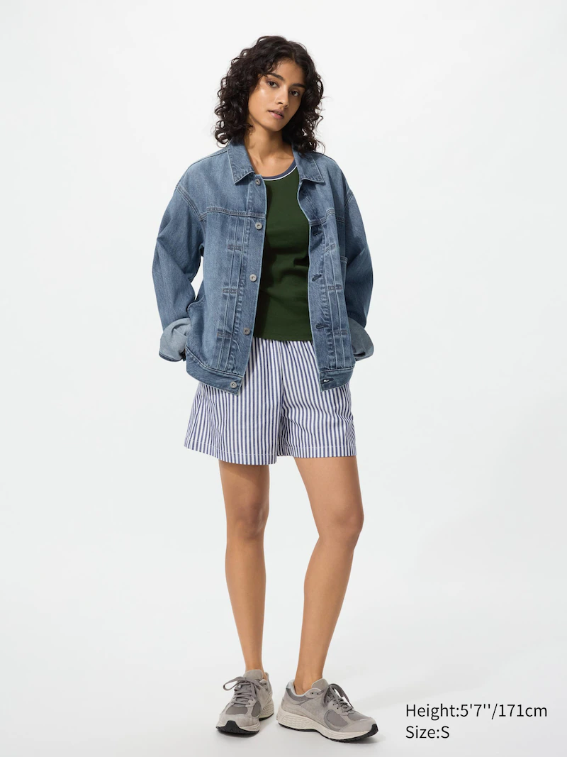 Шорты из хлопка cotton easy (в полоску)