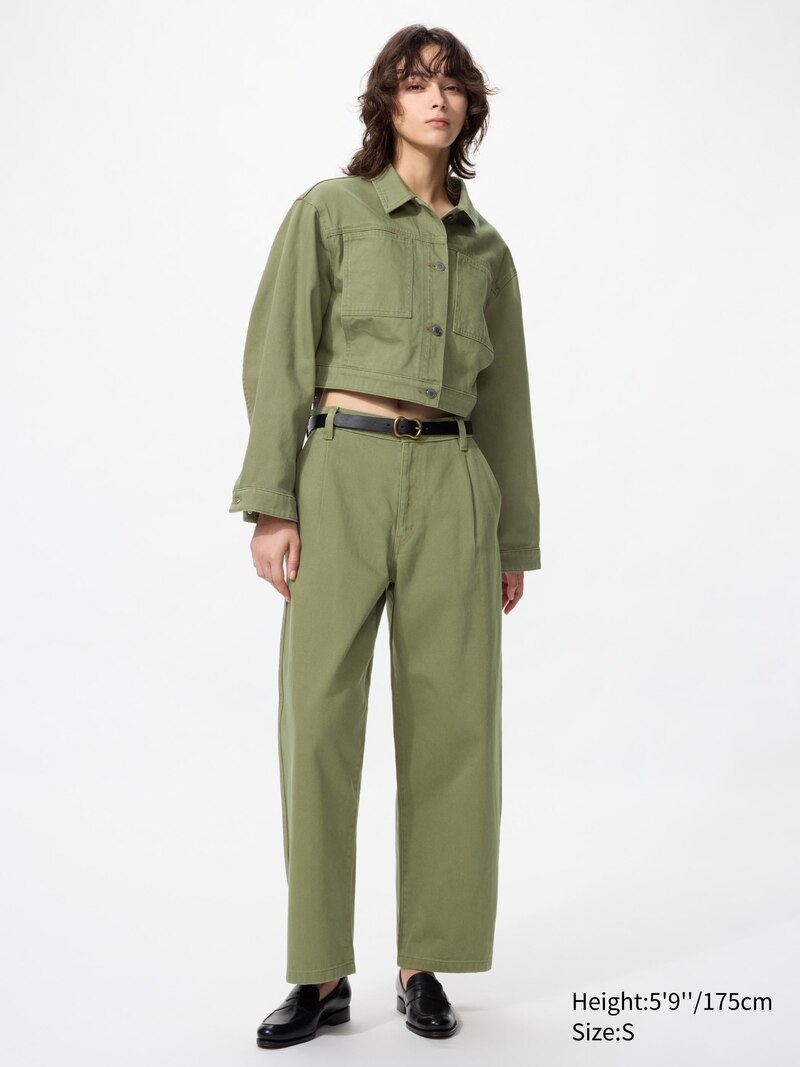 Джинсовая короткая куртка