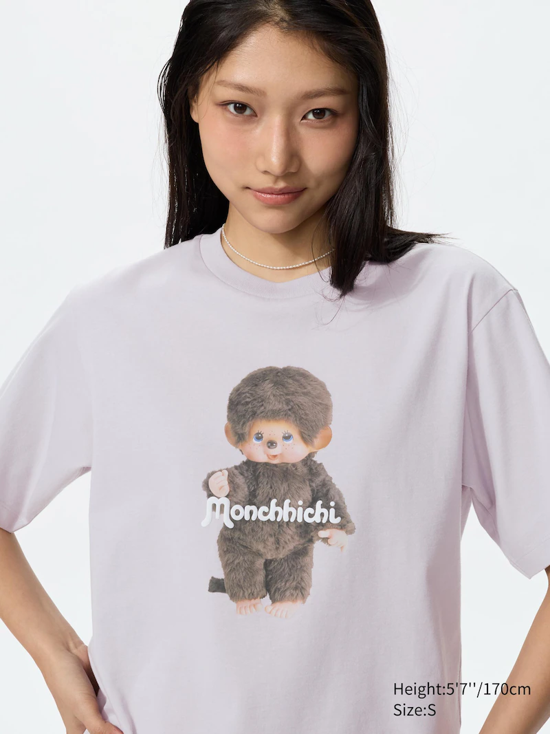 Футболка monchhichi ut с графическим принтом