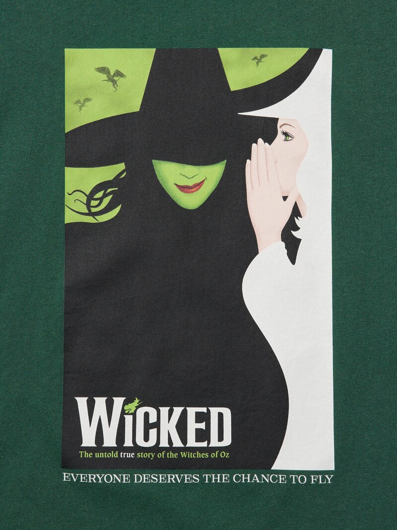 Футболка с графическим принтом мюзиклы (wicked)