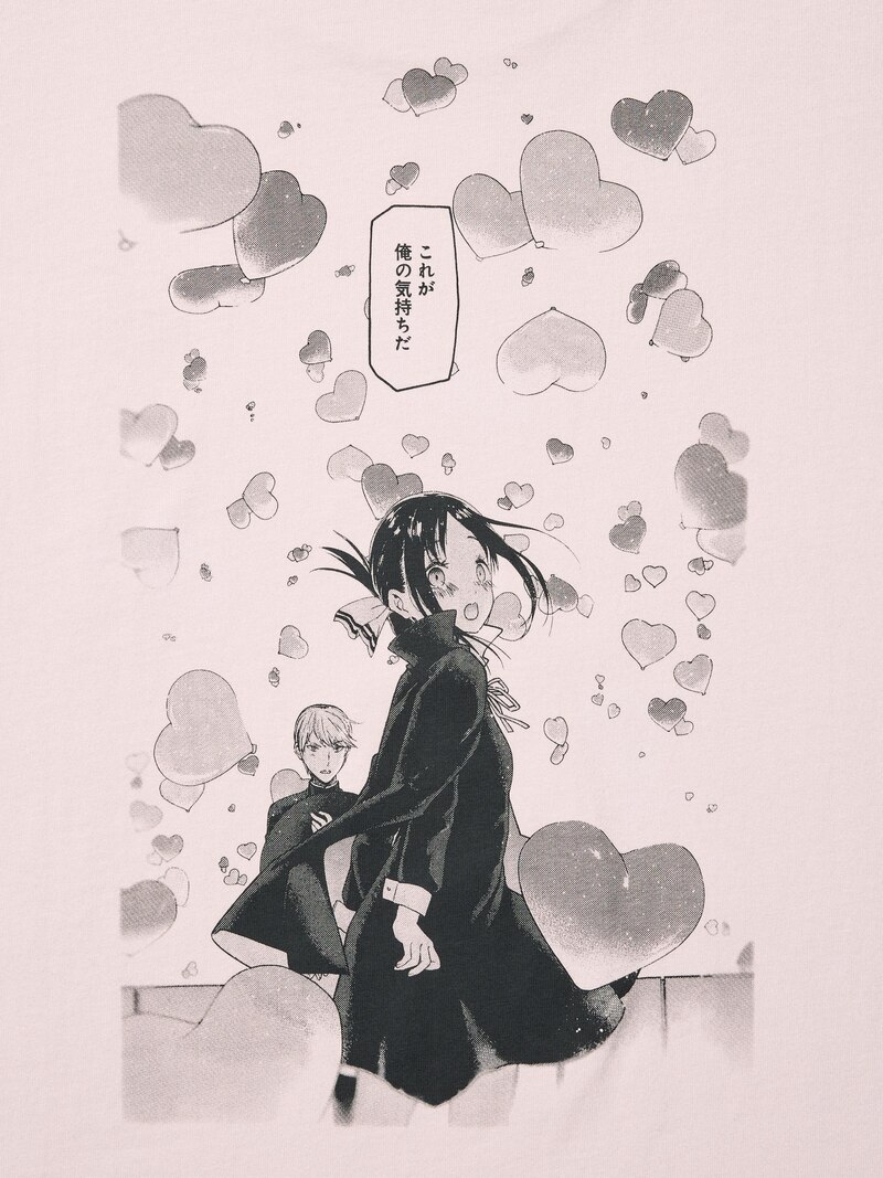Футболка с графикой manga 100-летия ut (кагуя-сама: любовь — это война)