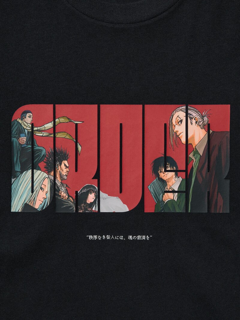 Футболка с графикой manga 100-летия ut (sakamoto days)