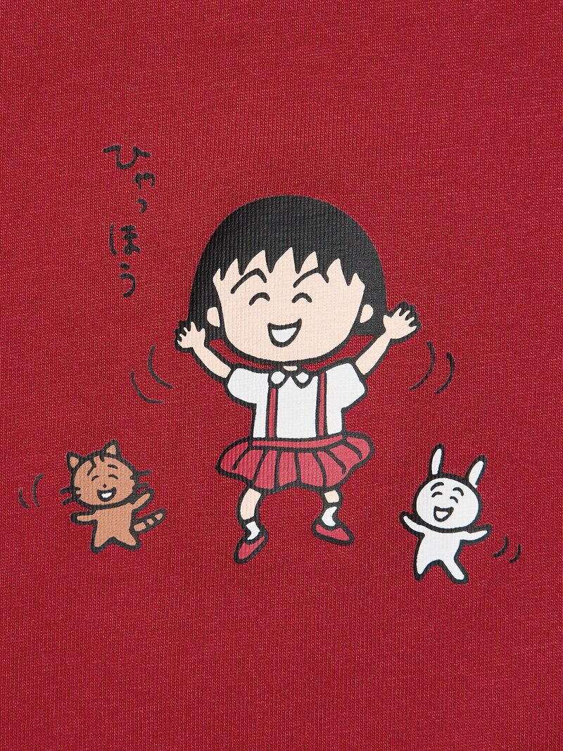 Футболка с графикой manga 100th ut (chibi maruko-chan)