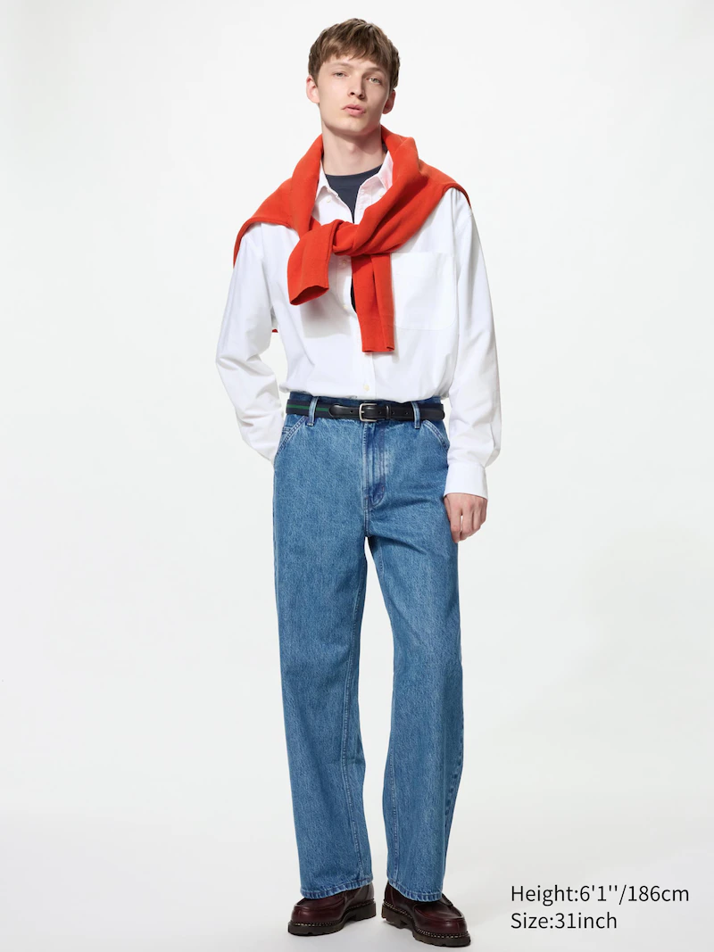 Джинсы baggy straight