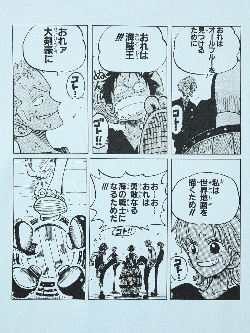 Футболка с графикой manga 100-летия (ван пис)
