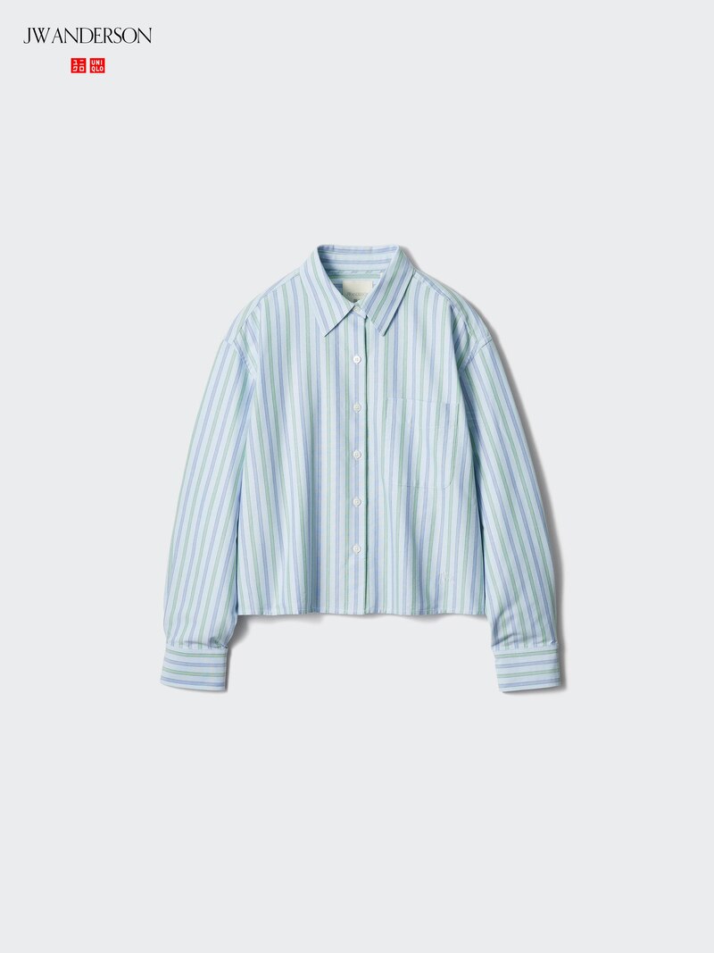 Рубашка oxford boxy (в полоску)