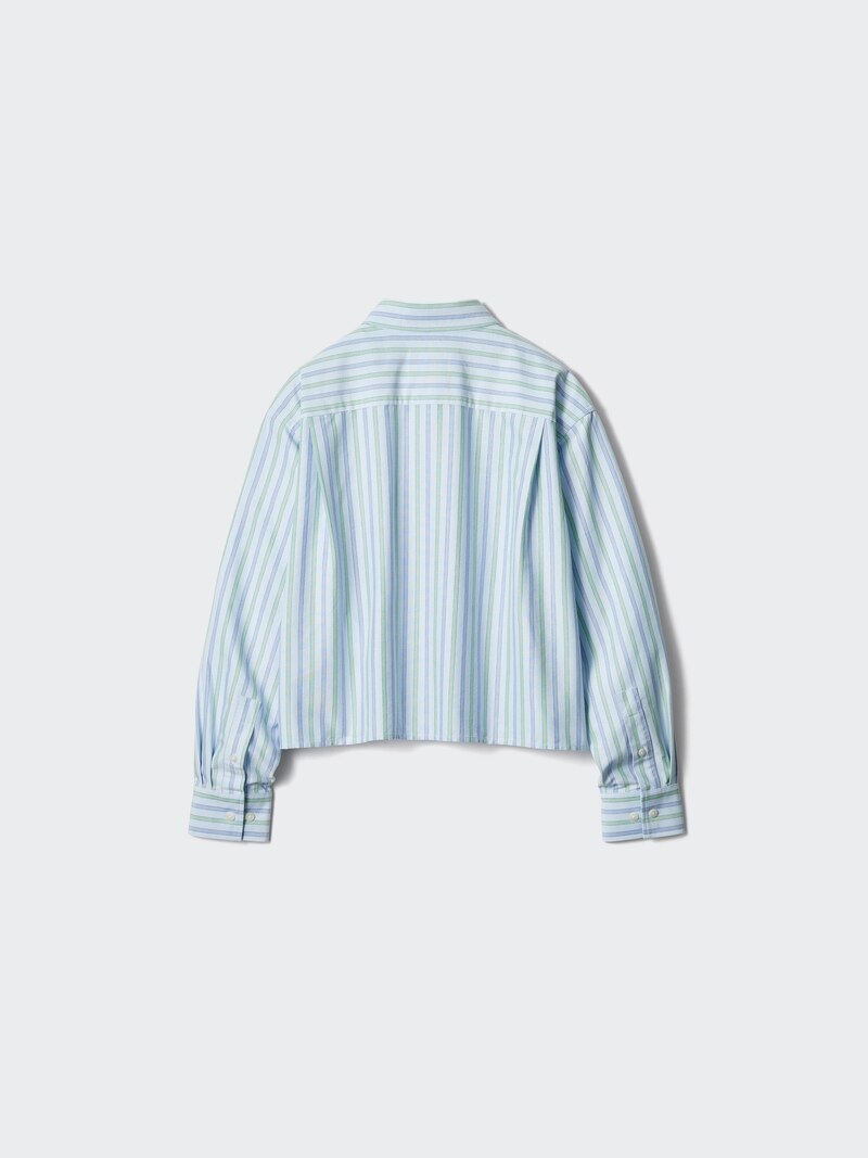 Рубашка oxford boxy (в полоску)