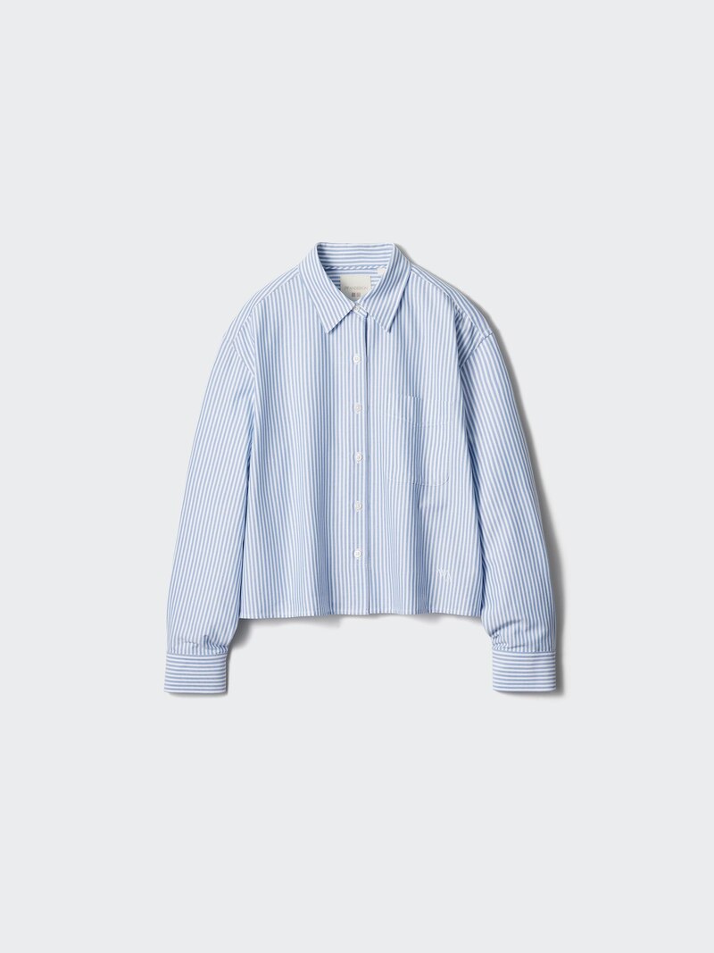 Рубашка oxford boxy (в полоску)