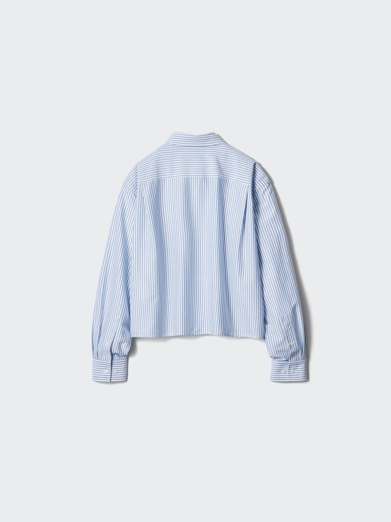 Рубашка oxford boxy (в полоску)