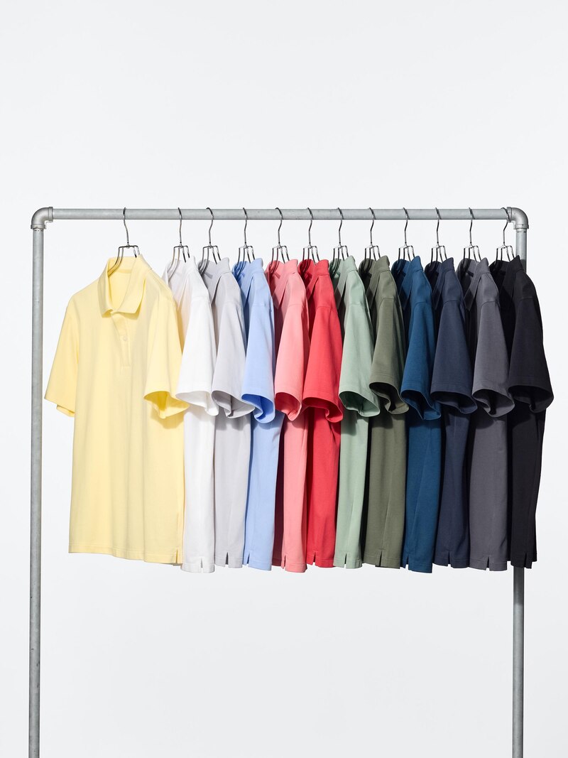 Поло из хлопка airism cotton piqué