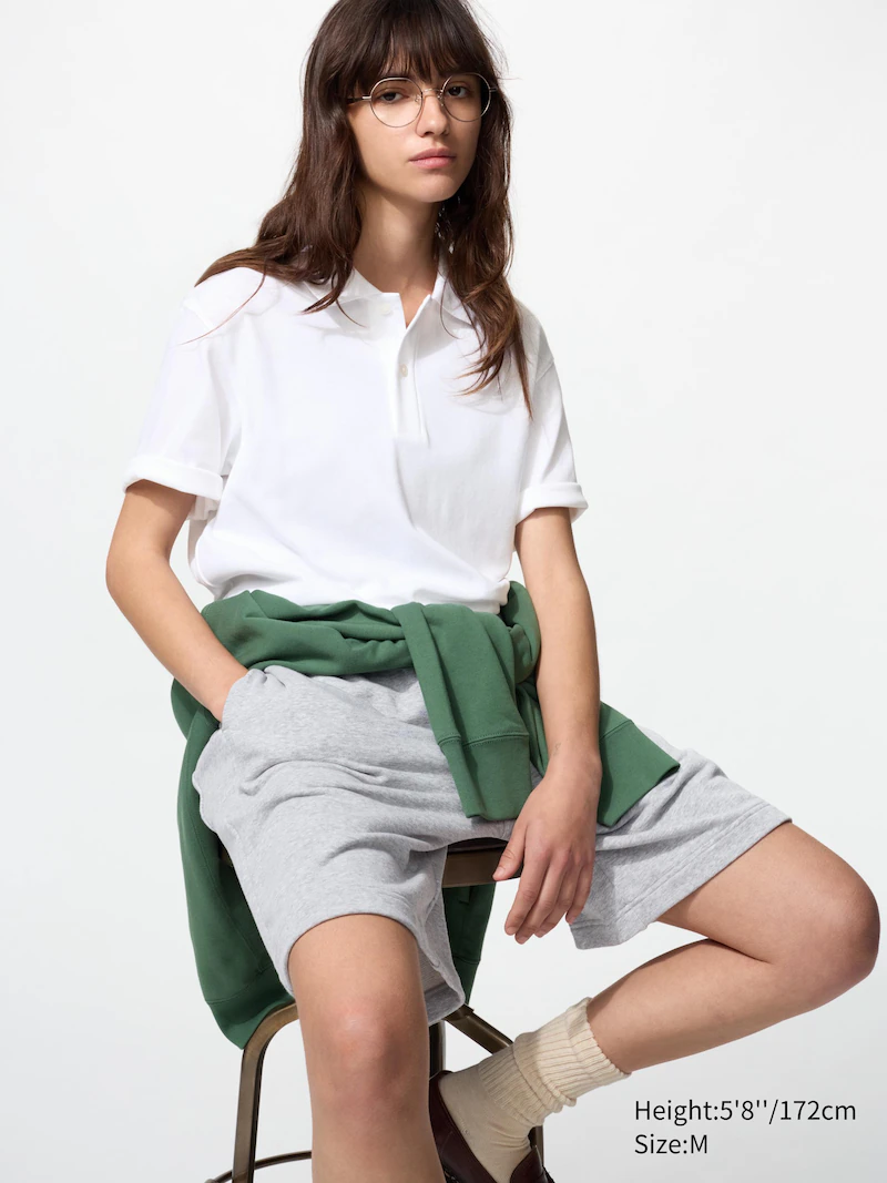 Поло из хлопка airism cotton piqué