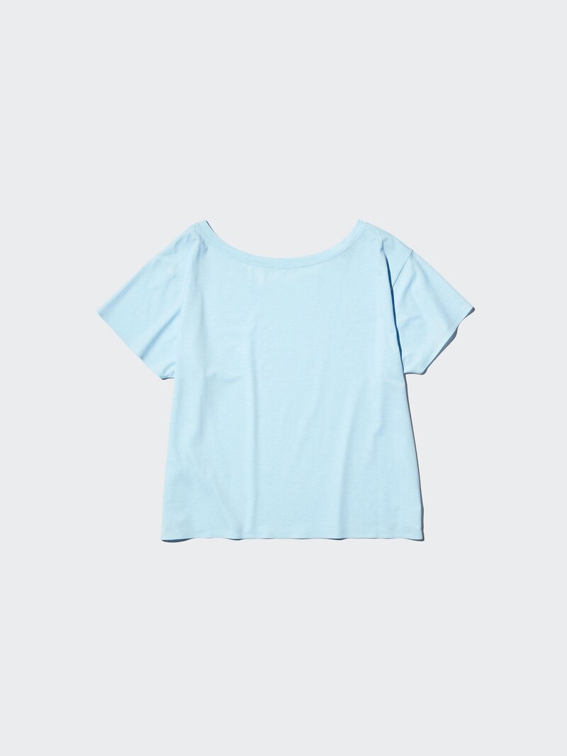 Футболка airism relaxed v neck