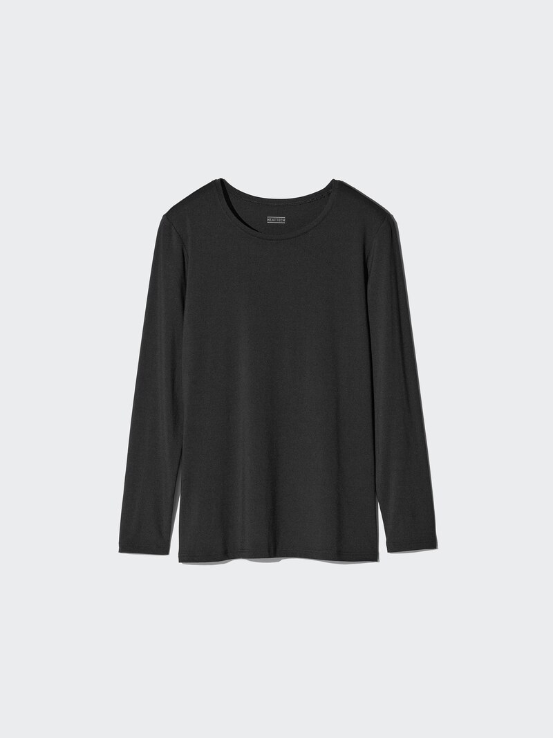 Футболка с длинным рукавом heattech crew neck
