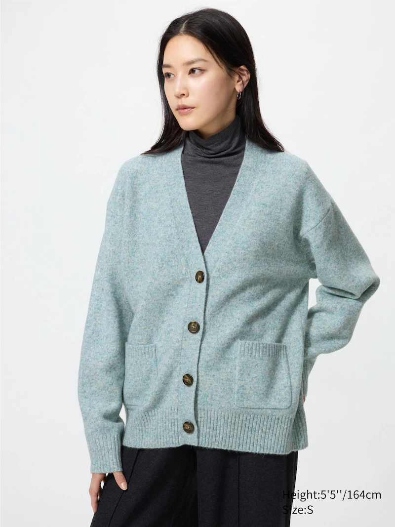 Кардиган soufflé yarn с длинным кроем