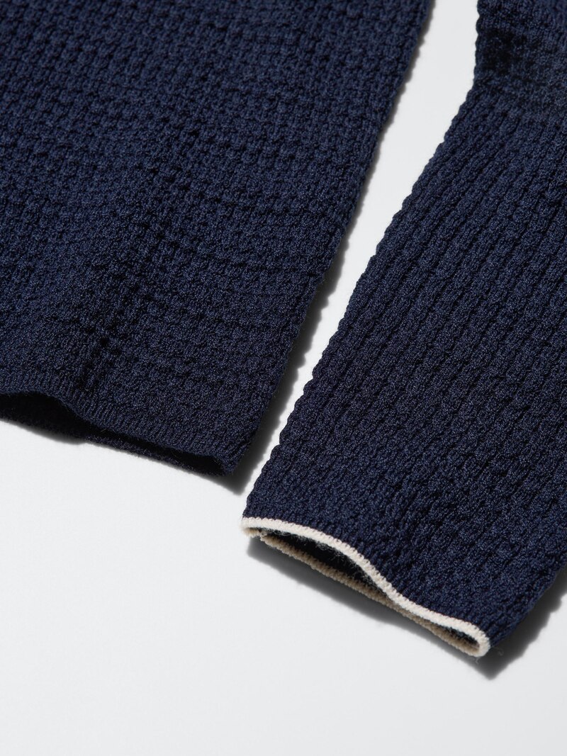 Водолазка с застежкой henley из мериносового микса