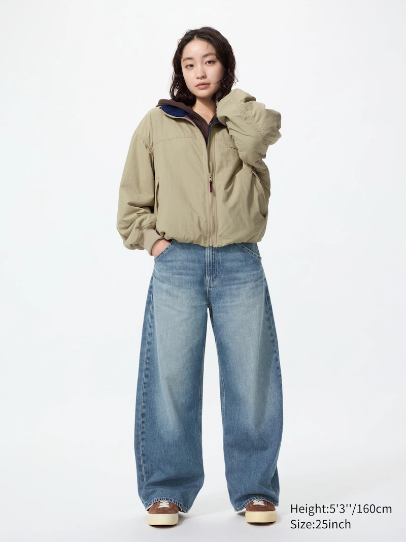 Джинсы baggy barrel leg (укороченные)