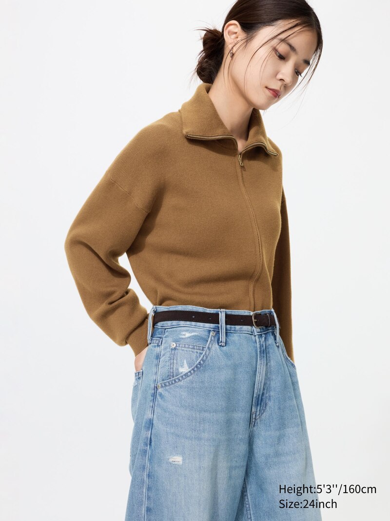 Джинсы baggy barrel leg (укороченные)