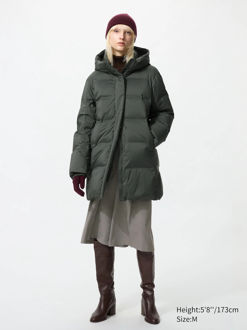 Пуховик без швов короткий