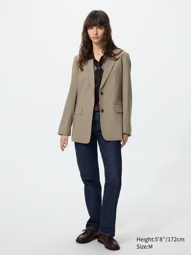 Пиджак relaxed tailored (с узором)