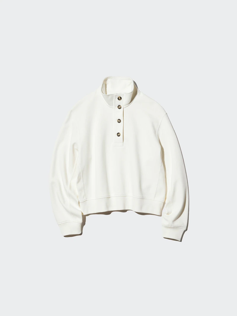 Свитшот с застёжкой на пуговицы