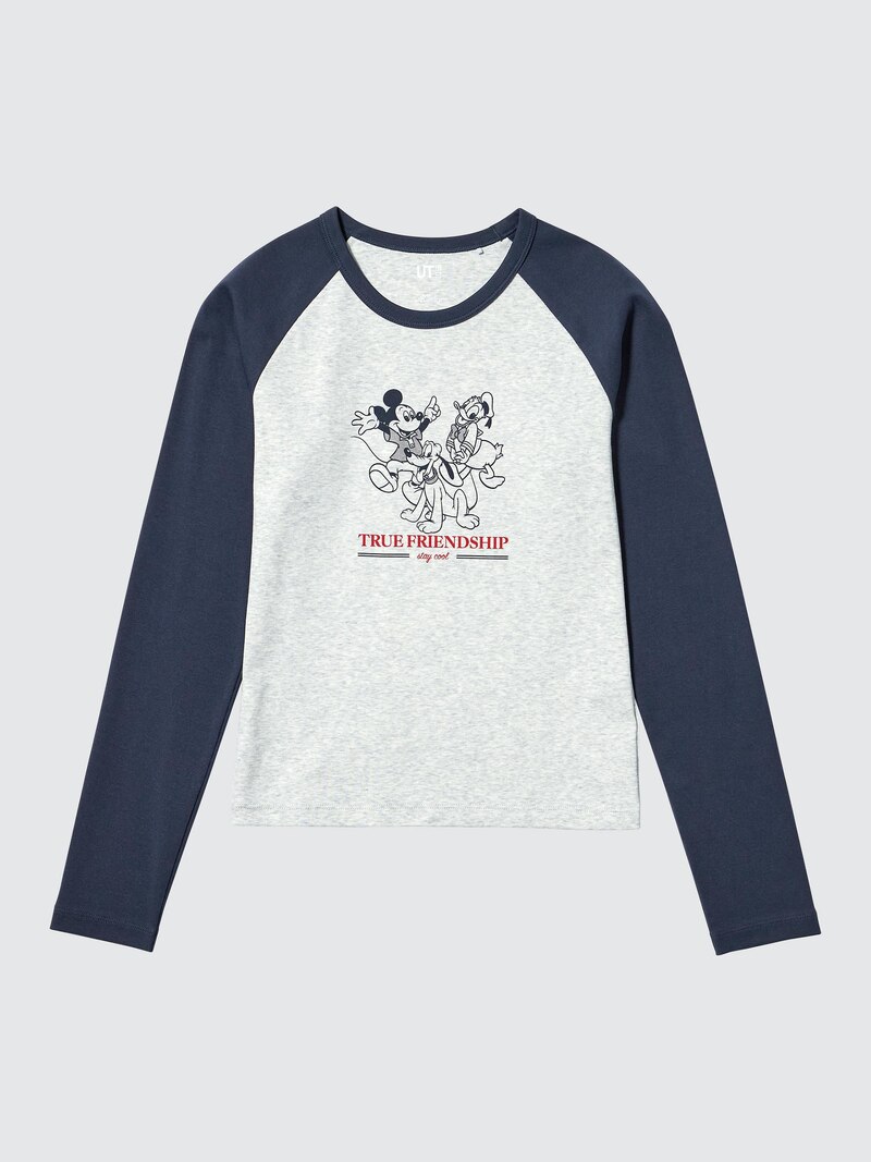 Мини-футболка с длинным рукавом mickey & friends ut graphic