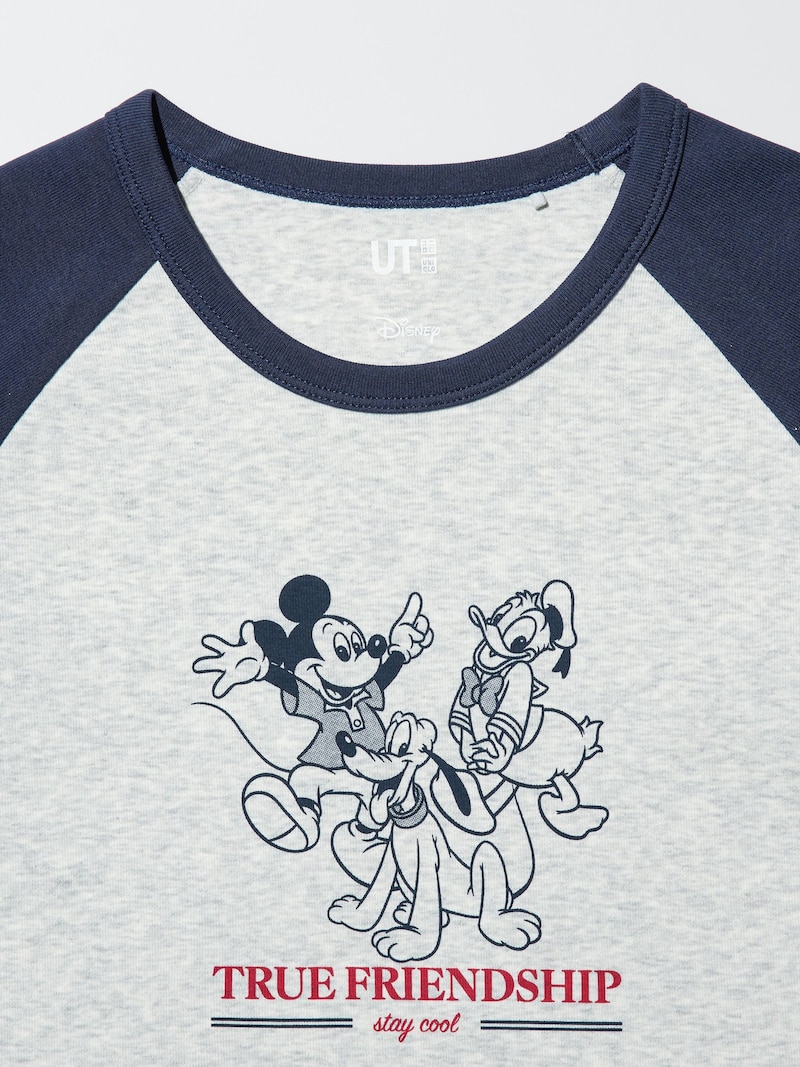 Мини-футболка с длинным рукавом mickey & friends ut graphic