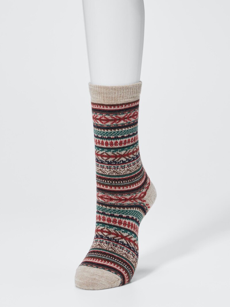 Носки heattech (fair isle)