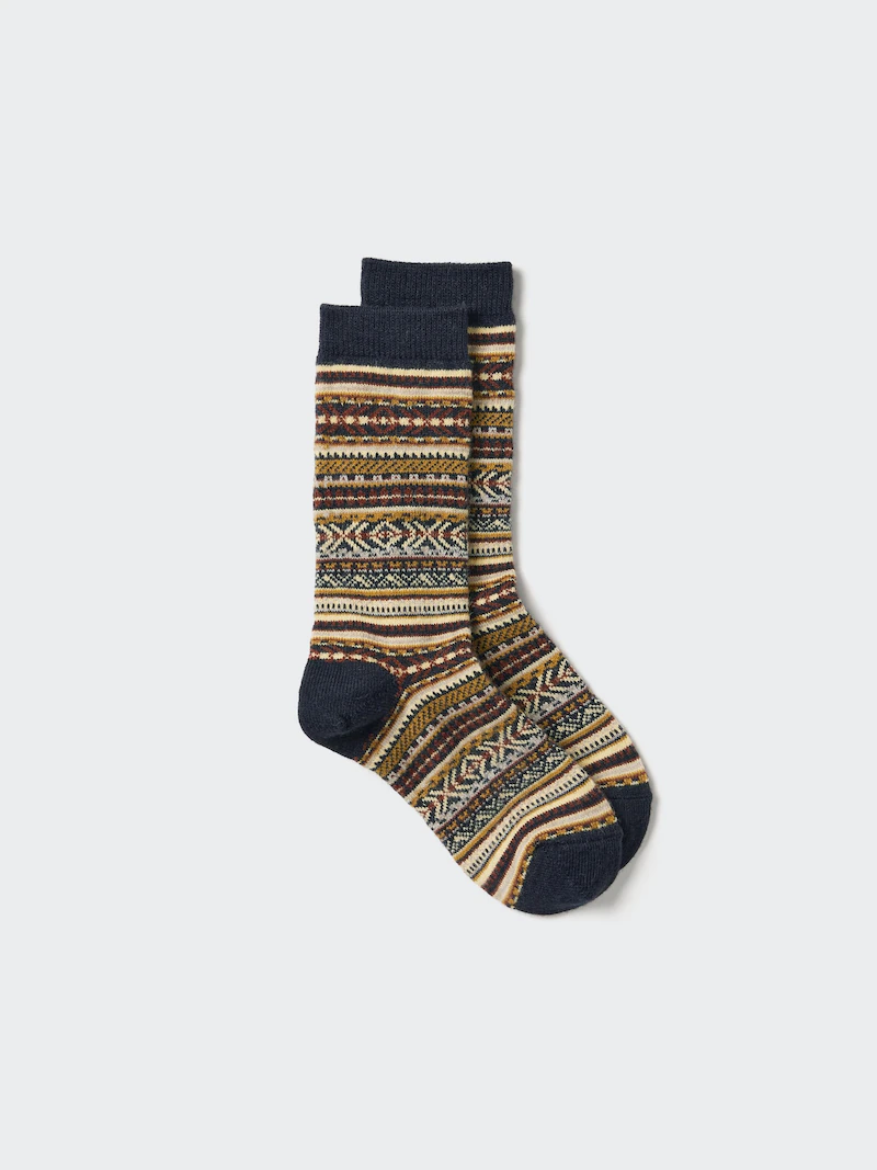 Носки heattech (fair isle)