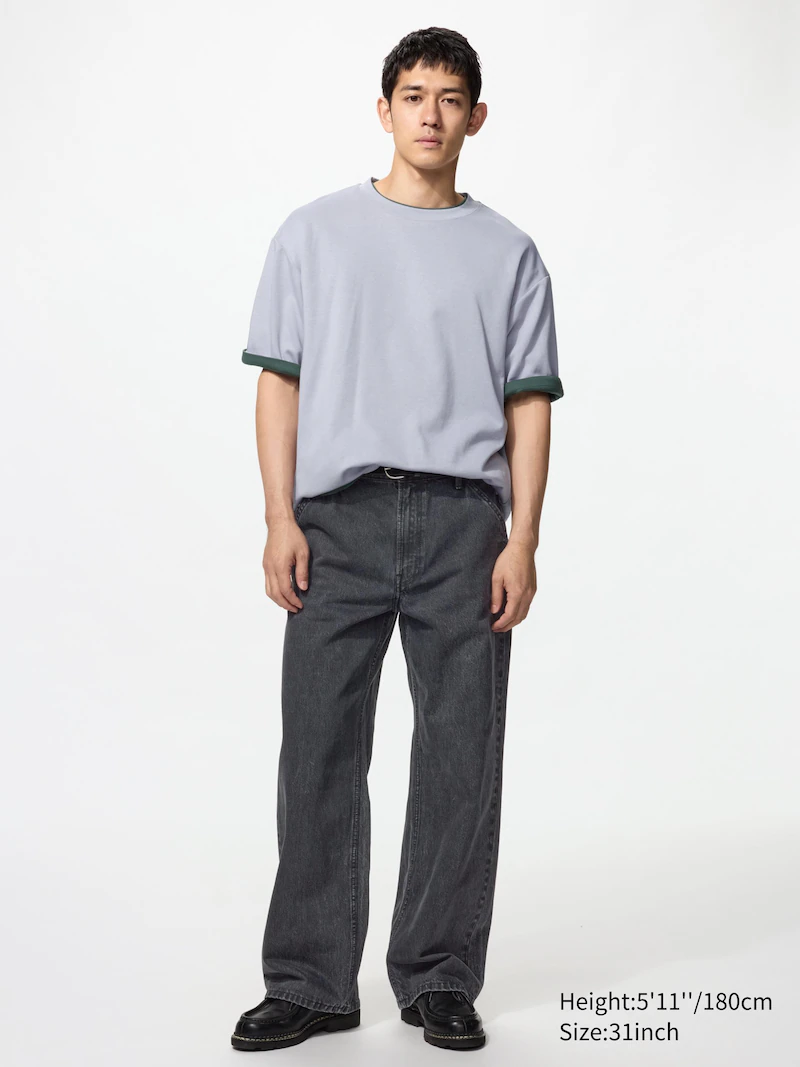 Джинсы baggy straight