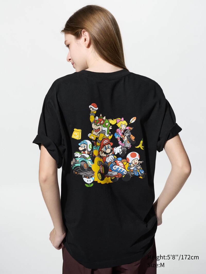 Футболка с графикой mario kart world ut