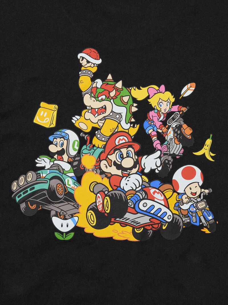 Футболка с графикой mario kart world ut