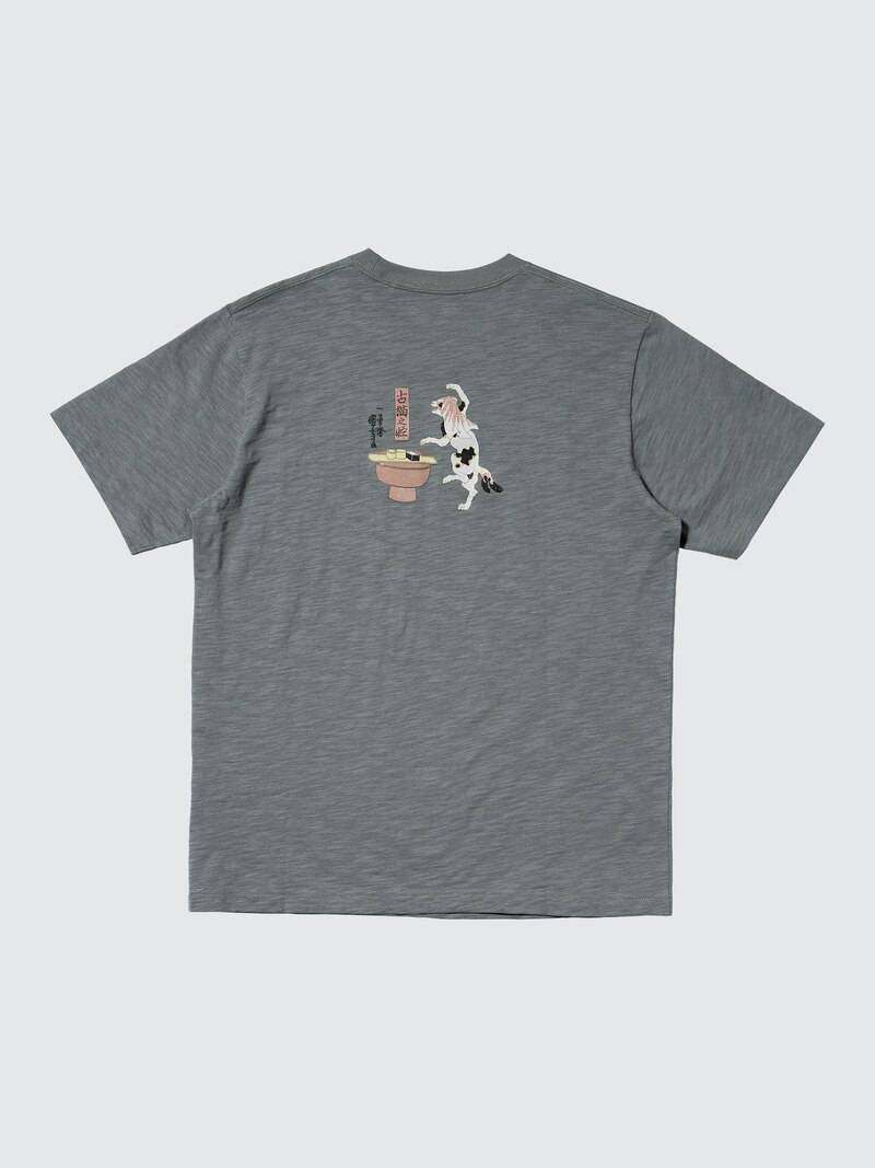 Футболка с графикой ukiyo-e black ut