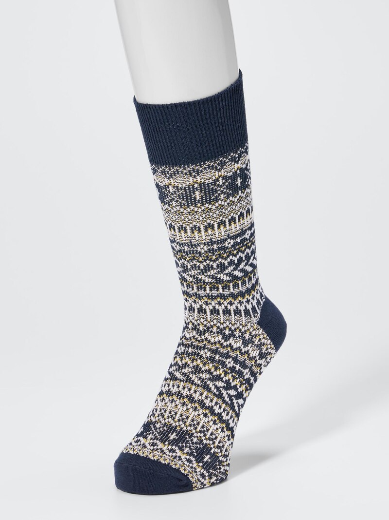 Носки heattech (fair isle)